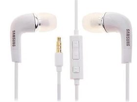 White Wired Samsung Yr Original Earphones With Mic