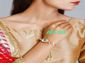 Kundan meenakari braslets