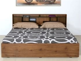 Brown Nilkamal Queen Bed Box Storage
