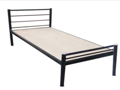 Polished Metal Bed