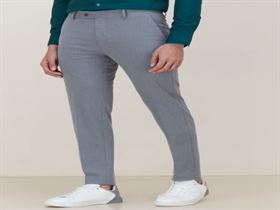 WES Formals Grey Ultra-Slim Fit Trousers
