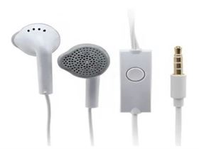 White Samsung Earphones