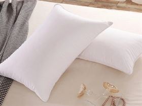 White Plain Soft Bed Fiber Pillows