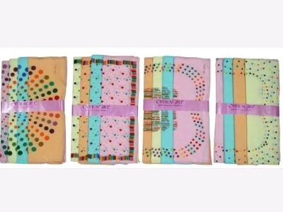 Ladie Multi Color Hankies Printed