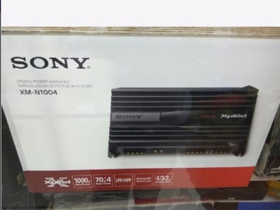 Black Sony Channel Stereo Amplifier