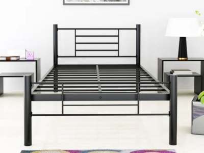 Cm Benne Twin Size Metal Bed