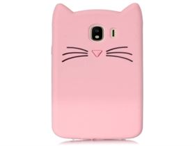Dgeot Rubberized Ear Kitty Back Case Cover for Samsung