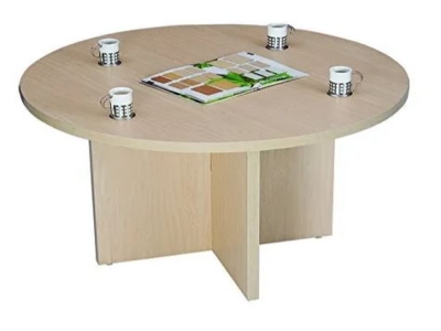 Wooden Round Office Table Beautiful
