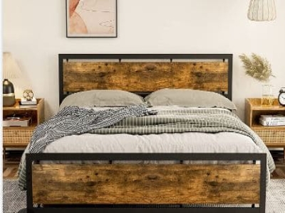 Sheesham Wood King Size Bed With Storage