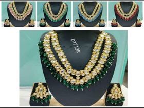  Kundan meenakari set lifetime all colour available*