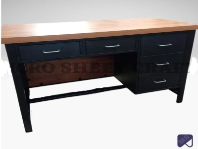 Rectangular Steel Wooden Office Tables