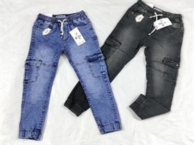 Kids Stretchable Joggers  Pocket Denim 