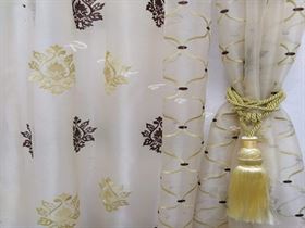 RIDHAAN Premium Tissue Voile Sheer Long Door Curtains