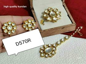  Kundan meenakari pendant set lifetime available