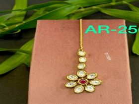  Kundan meenakari tikka set lifetime available