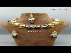 Kundan meenakari set lifetime all colour available