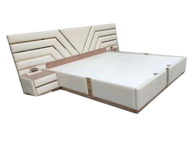 King Size Engineered Wood Storage Double Bed