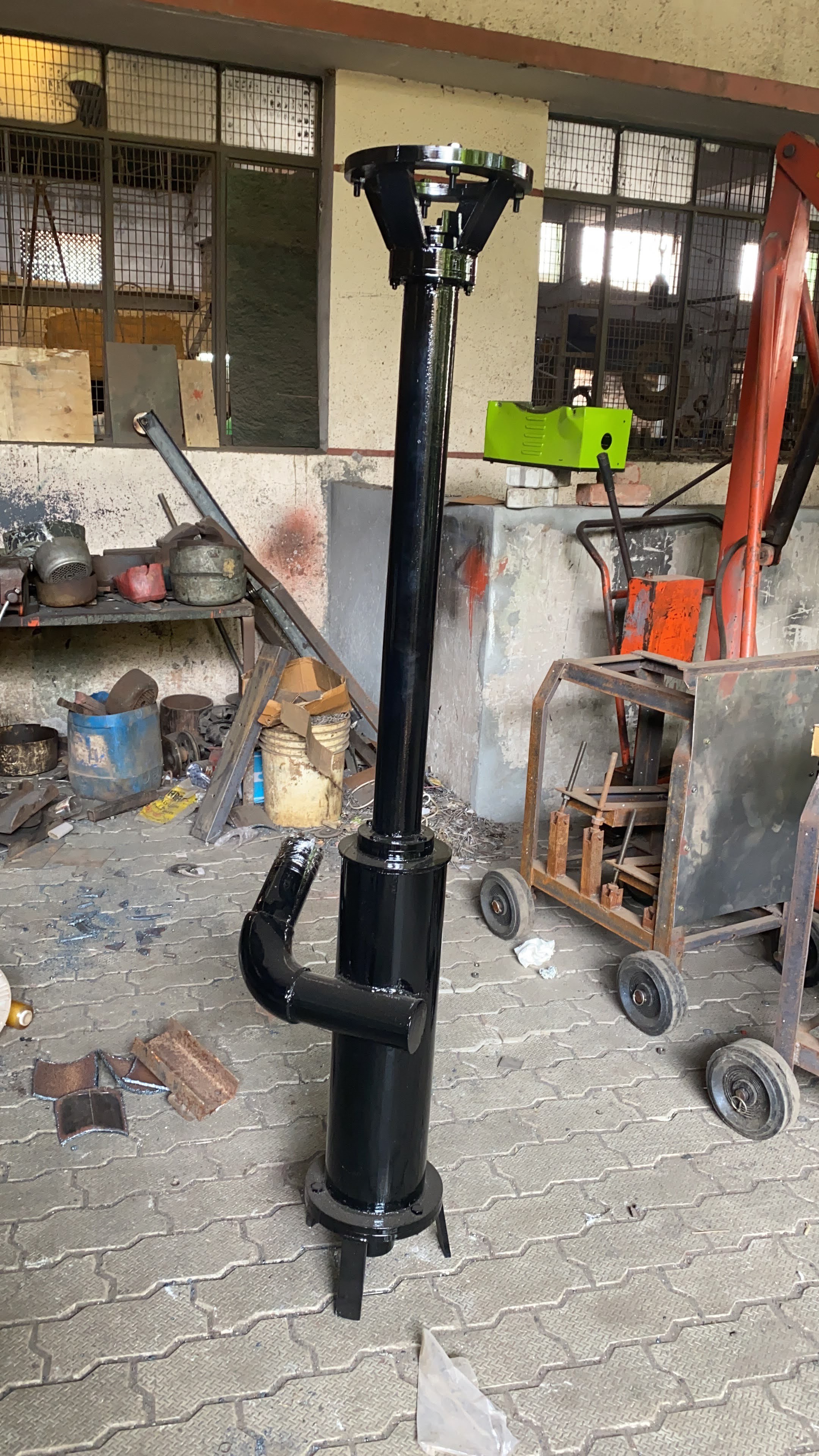 COW DUNG DEWATERING MACHINE