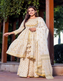 Beautiful High slit suit 