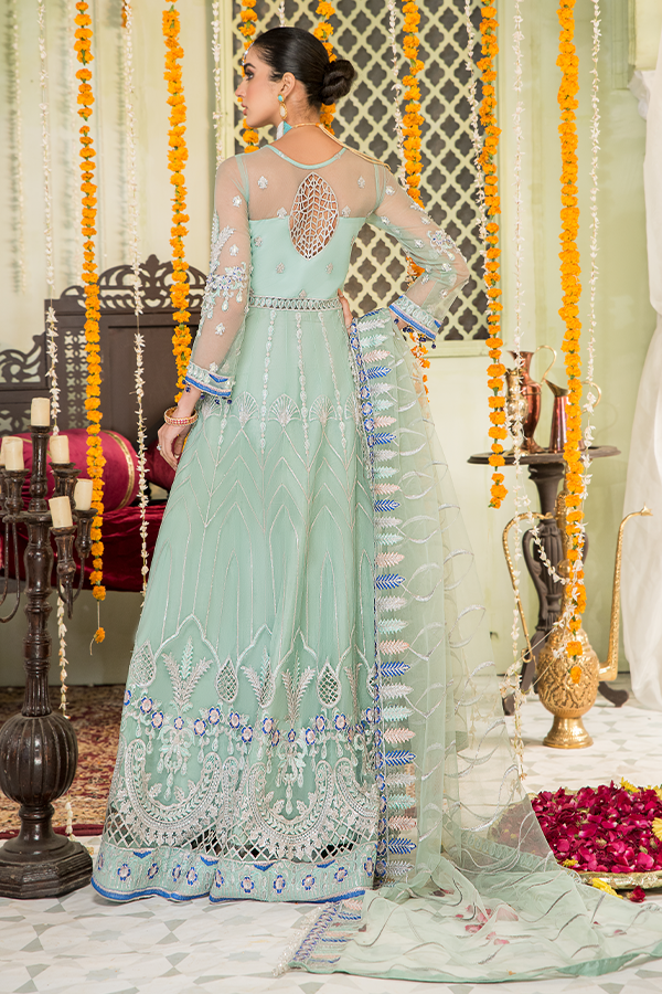 Naqsh Bridal Vol-2 by Maryam’s – D-06 Pastel Blue