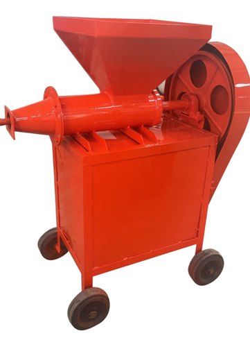 COW DUNG LOG MAKING MACHINE SEMI AUTOMATIC
